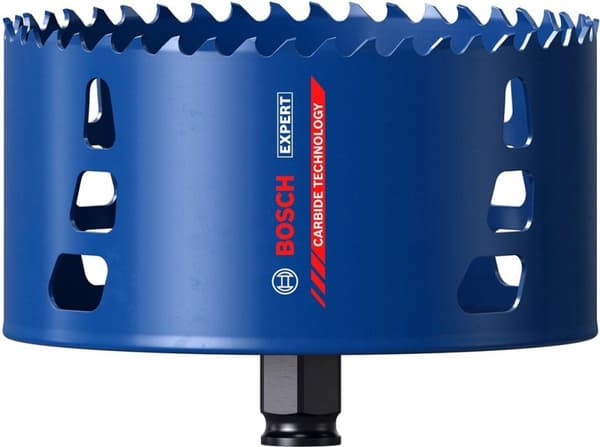 Bosch Expert Tough Material - hulsav - til plast, mursten, bløde fliser, rustfri stålplader, træ med metal - 127 mm