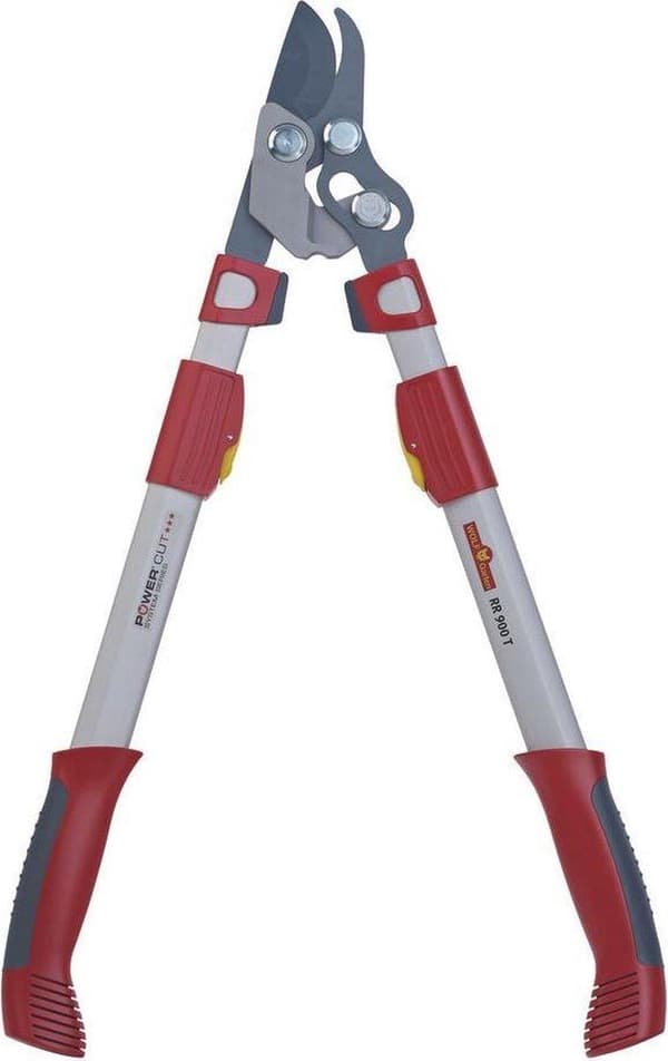 WOLF-Garten Loppers POWER CUT RR*** 900 T - pituus 650-900mm - teleskooppi - alumiinivipuvarret - 4x enemmän tehoa - säädettävä terän kireys