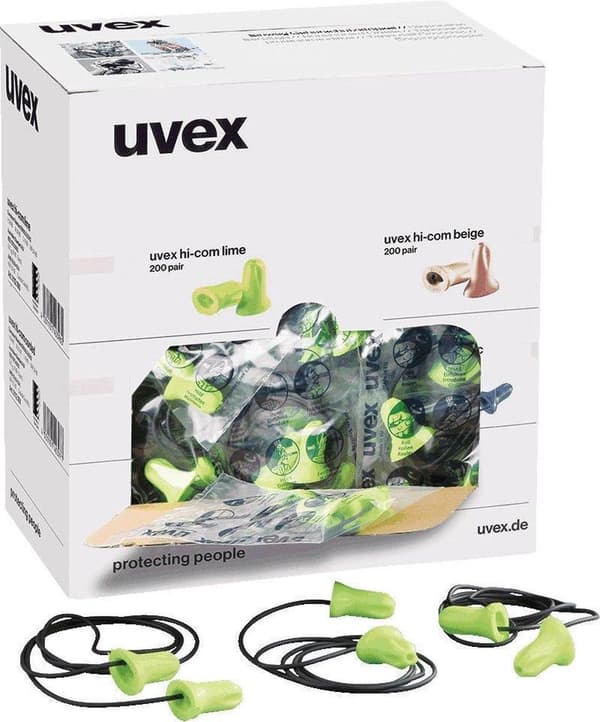 Uvex 2112101 uvex hi-com Korvatulpat 24 dB Enemmän uudelleenkäytettäviä 100 paria