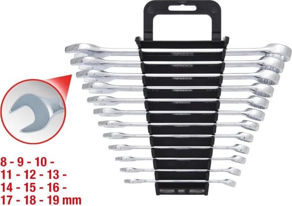 KS Tools 517.0052 Ringnøglesæt 12-delt 19 mm