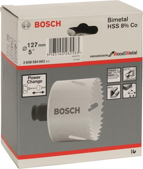 Bosch 2608594245 Hulsav Progressor - HSS BiMetal - 127 mm