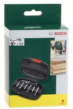 Bosch volframkarbidfräsar - 6 delar