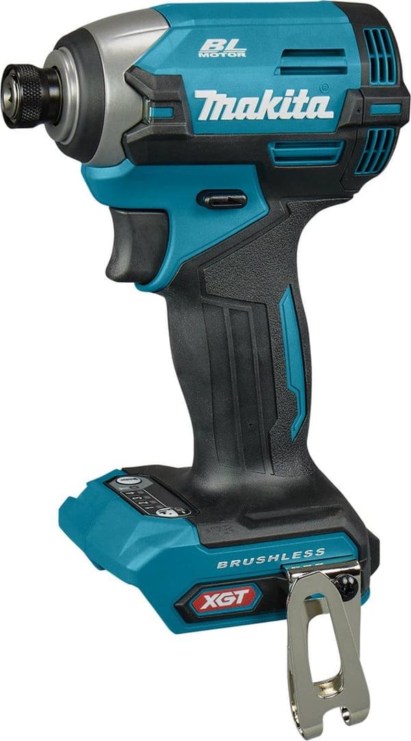 MAKITA TD003GZ - Sladdlös slagnyckel (40V XGT | borstlös motor | 210 Nm vridmoment | 1/4" sexkantssockel | LED-ljus | utan batteri och laddare) (TD003