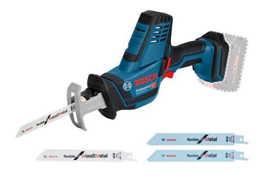 Bosch Professional akku-sabelsav GSA 18 V-LI C, soloversion uden batteri og oplader, i æske (06016A5004)