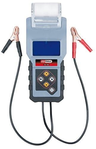 KS Tools 12 V:n digitaalinen akkutesteri, jossa on integroitu tulostin 550 1646