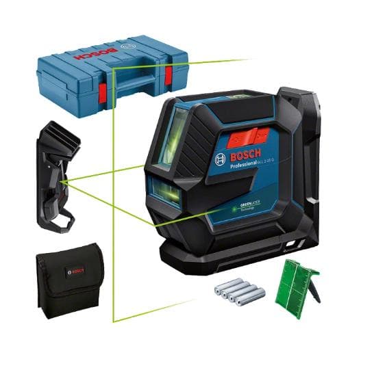 BOSCH BLUE GLL 2-15 G LINE LASER | INKL. OPBEVARINGSCASE - 0601063W02
