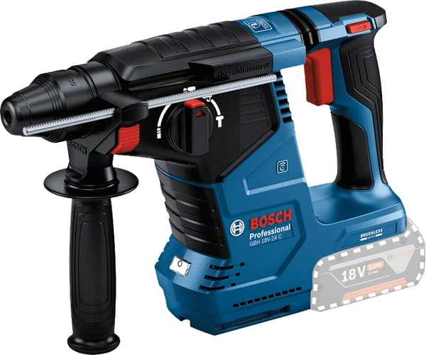Bosch GBH 18V-24C Professional - borehammer - batteri - SDS-plus - 2,4 Joule - uden batteri - 18 V (0611923000)