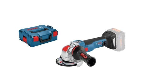 Bosch GWX 18 V-10 SC 18V Li-Ion batteri X-LOCK Vinkelsliber krop i L-Boxx - 125mm - variabel - børsteløs - Simpelthen tilsluttet