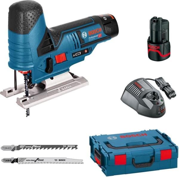 Bosch Professional GST 12V-70 + 2x3,0Ah + L-Boxx