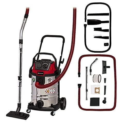 EINHELL TE-VC 2230 SACL - våt- och torrdammsugare (1 400 watt | 220 mbar sugeffekt | 30L behållare i rostfritt stål | ECO Power | inkl. HEPA-veckfilte