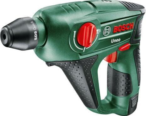 Bosch Uneo 12 LI-2 johdoton pyörivä vasara - 1 x 12 V akku ja laturi