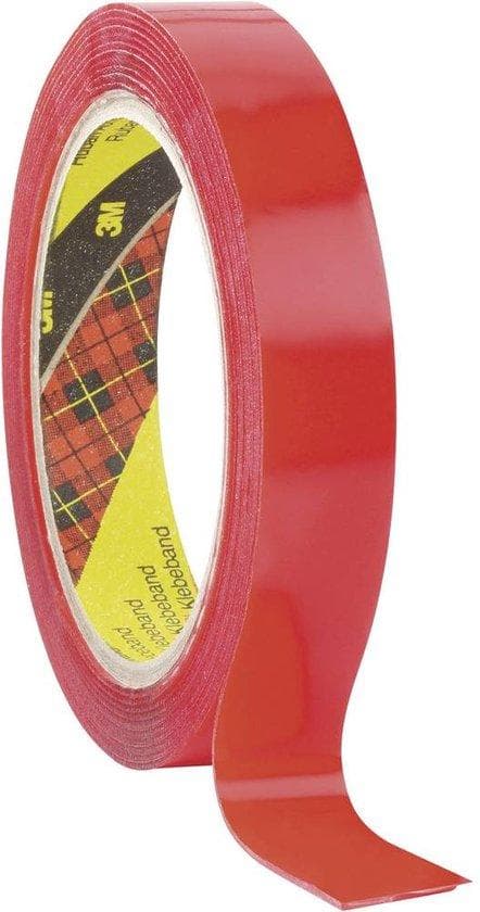 3M dobbeltklæbende tape 19mmx3transparent 19mmx33m PU=rulle (4910F 19MMX33M)