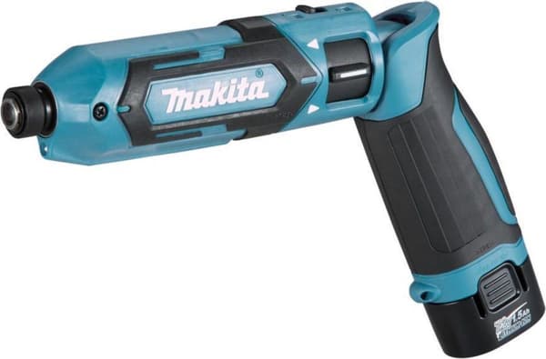 Makita TD022DSE 7,2V Li-Ion batteri Skruetrækkersæt (2x 1,5Ah batteri) i taske