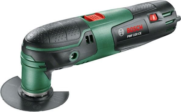 Bosch PMF 220 CE multiværktøjssæt - Oscillerende - 220 Watt - Inklusiv 9 tilbehør og plastikkasse