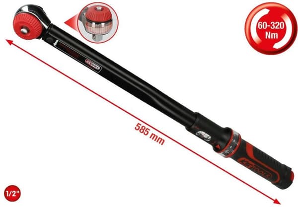 KS Tools 1/2 ERGOTORQUE momentnøgle 516.1572