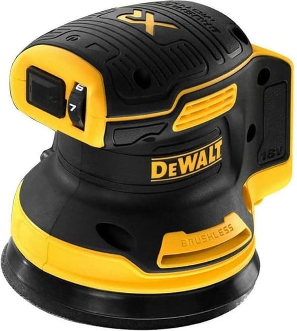 DeWALT DCW210N 18V Li-ion batteri random orbital slibemaskine krop - 125mm