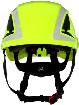 3M X5014V-CE sikkerhedshjelm med UV-sensor, reflekterende, ventileret neongrøn EN 397, EN 12492 (X5014V-CE)