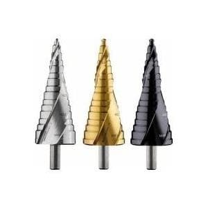 Bosch HSS - boremaskine - til plast, rustfrit stål, ikke-jernholdigt metal - trinbeslag - 6-38,5 mm, 6-40,5 mm - Unbrakon - længde: 125,5 mm (26085874