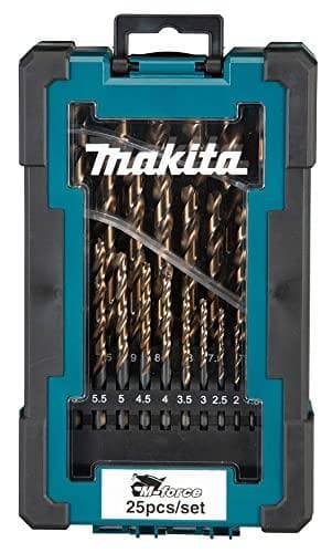 Makita M-Force - drill set - for wood, metal, masonry - 25 pieces - 1-13 mm
