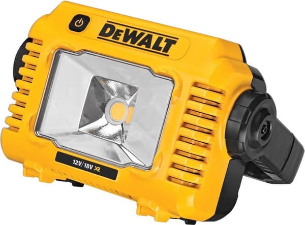 Dewalt LED johdoton työmaavalo DCL077 kestävä moniasentoinen kahva (5035048715048)
