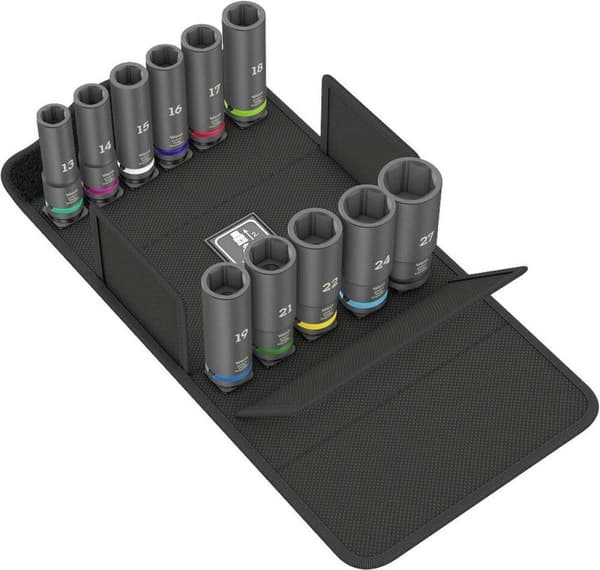 Wera Impaktor Deep Set 1 05004841001 Dop (zestant) Dopsleutenzetset 11-osainen 1/2