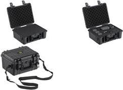 allit universal taske DinoPlus Outdoor >F< 18, sort, lavet af slagfast polypropylen (PP), med skumindsats, - 1 stk (458830)