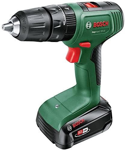 Bosch EasyImpact 18V-40 - Slagnøgle - Akku - 2 hastigheder - Patronnøgle 13 mm - 38 N m - 2 batterier, oplader inkluderet - 18 V (06039D810D)