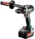 Metabo BS 18 LTX BL I - bore-/skruetrækker - akku - 2 hastigheder - borepatronnøgle 13 mm - 130 N m - 2 batterier - 18 V