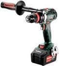 Metabo BS 18 LTX BL QI - bore-/skruetrækker - akku - 2 hastigheder - borepatronnøgle 13 mm - 130 N m - 2 batterier - 18 V