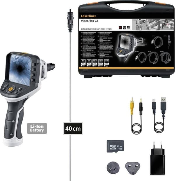 Laserliner 082.248A Endoskop Probe Ø: 4 mm Probe længde: 0,4 m