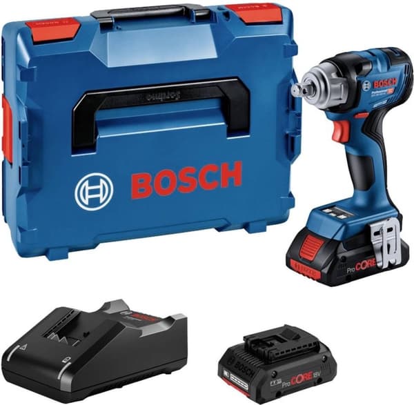 Bosch Professional GDS 18V-330 HC Cordless Impact Driver 18V 4.0Ah i L-Boxx - 06019L5002