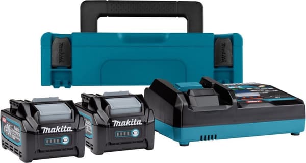 Makita batteristartset XGT DC40RA 2xBL4040 - 191J97-1