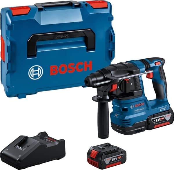 Bosch Professional GBH 18V-22 Cordless Combi Hammer SDS+ 1.9J 18V 4.0Ah i L-Boxx - 0611924002