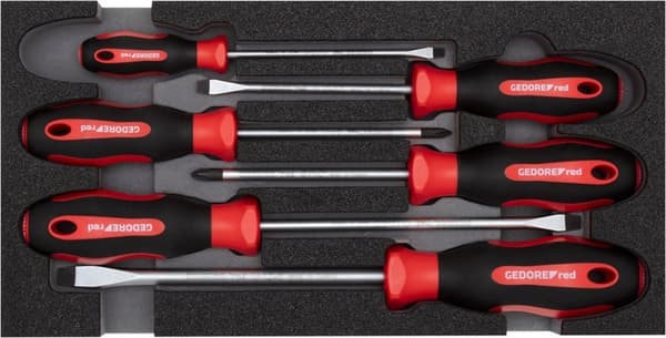 Gedore RED R22150013 6-delt skruetrækkersæt SL / - Philips
