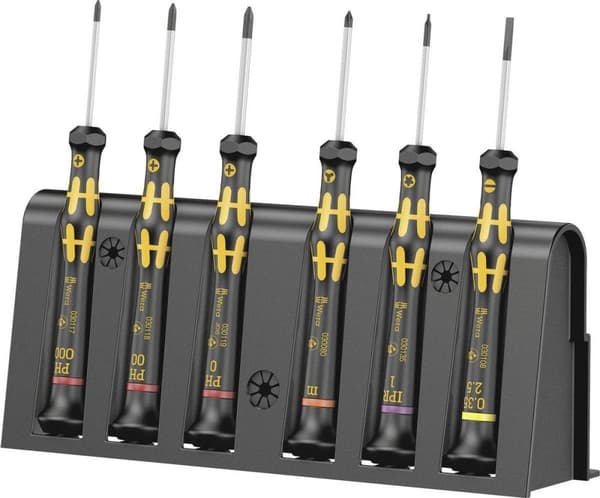 Wera 1550/6 ESD elektronisk skruetrækkersæt + stativ