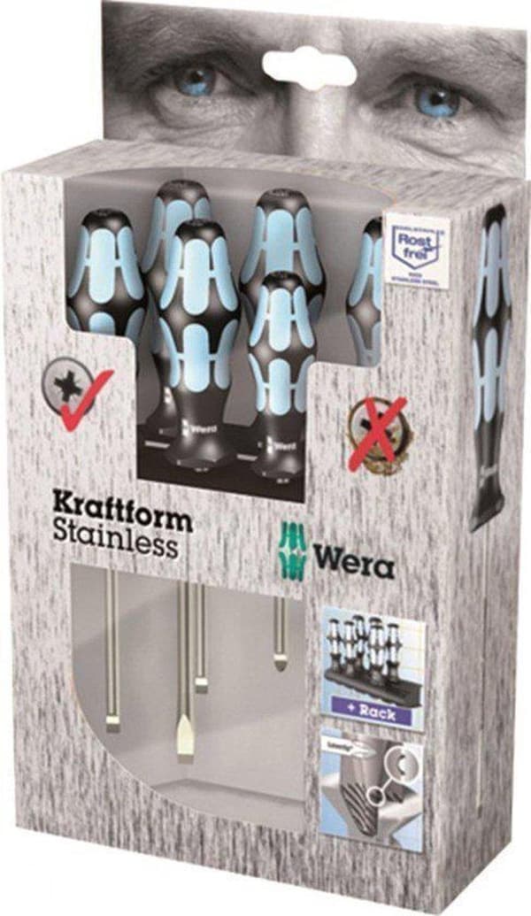Wera 5032063001 Skruvmejselset - 6 st
