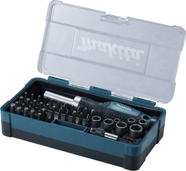 Makita B-36170 47-delt skruetrækker bit sæt i kassette
