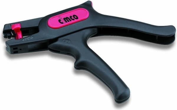 Cimco 100762 Wire Stripper Sort - Rød (100762)