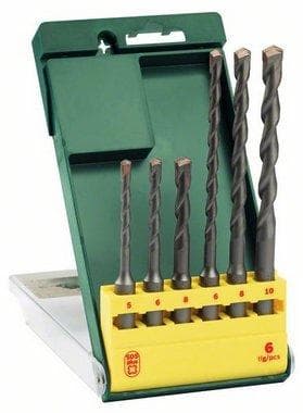 Bosch Hammerboresæt - 6-delt - SDS plus
