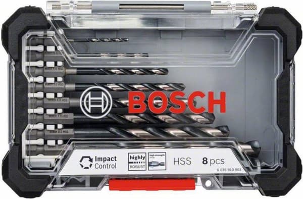 Impact Control HSS 8-d sæt (Snap-Boxx)