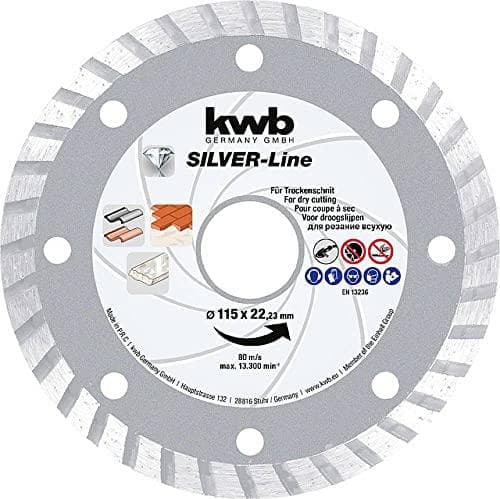 kwb 797870 diamantskæreskive diameter 230 mm borediameter 22,23 mm sten 1 stk (797870)