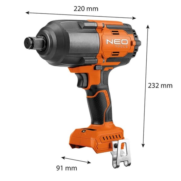 NEO tools 04-618 el-skruetrækker/slagnøgle