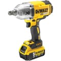 Miniatyrbild 4 av 6: DEWALT XR Slagnyckel 18V 5Ah Li-Ion 3 hastigheter levereras med 2 batterier i TSTAK-låda, klämbar och stapelbar