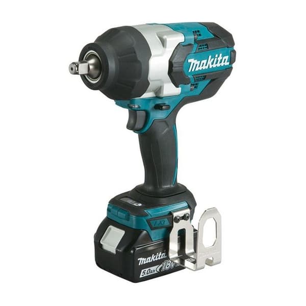 18V slagnyckel + 2 x 5 Ah batterier + laddare + MAKPAC fodral - MAKITA - DTW1002RTJ