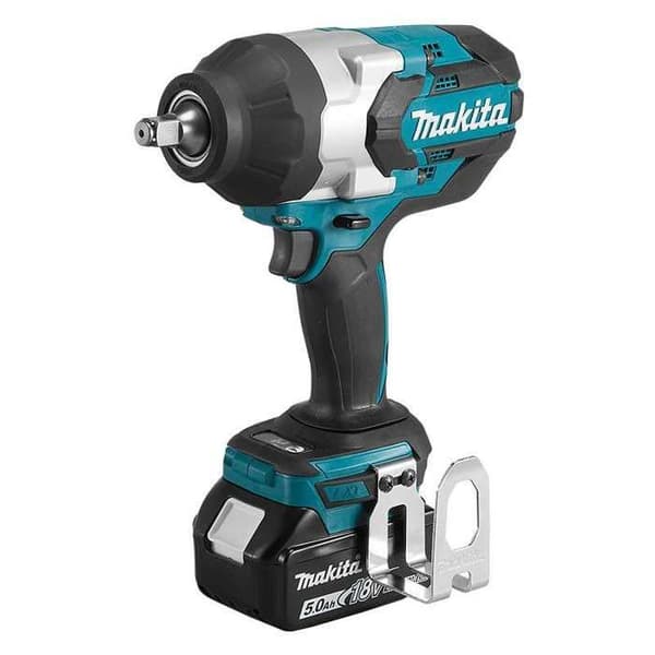 18V slagnyckel + 2 x 5 Ah batterier + laddare + MAKPAC fodral - MAKITA - DTW1002RTJ