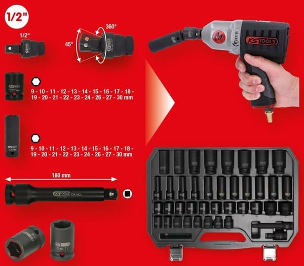 Ks tools slagnyckel - 515.0065 - hylsor och hylssats