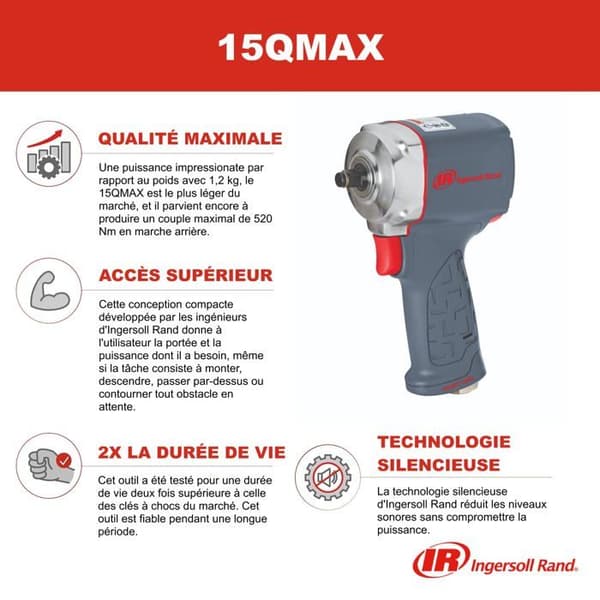 Ingersoll-rand slagnyckel - 15QMAX