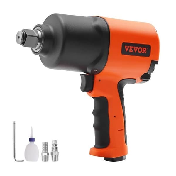 VEVOR pneumatisk slagnyckel Fyrkantsdrift 1,9 cm 2535,4 Nm 6,2-8,3 bar