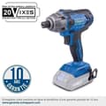 Miniatyrbillede 2 af 6: Akku-slagnøgle C-ID180-X - 1/4 børsteløs 180 Nm 3600 slag/min - SCHEPPACH 20V IXES - uden batteri eller oplader