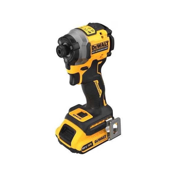 DEWALT XR 18V slagskruvmejsel - 2 2,0Ah batterier + laddare + låda - DCF850D2T-QW